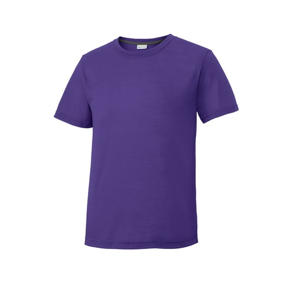 Sport-Tek Youth Posicharge Competitor Cotton Touch Tee Yst450 - Purple - XS