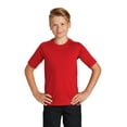 thumbnail image 1 of Sport-Tek Youth Rashguard Tee. YST470 XS True Red, 1 of 4
