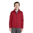 thumbnail image 1 of Sport-Tek Youth Sport-Wick Fleece Full-Zip Jacket. YST241, 1 of 3
