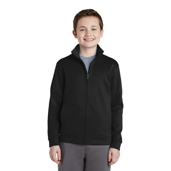 Sport-Tek Youth Sport-Wick Fleece Full-Zip Jacket. YST241