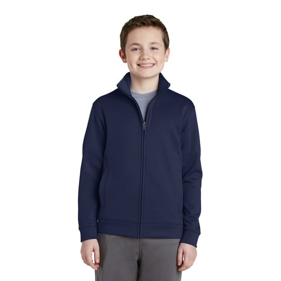 Sport-Tek Youth Sport-Wick Fleece Full-Zip Jacket. YST241