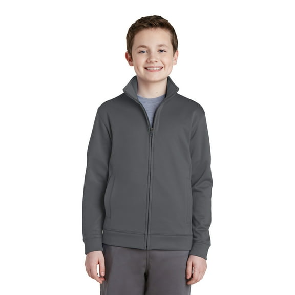 Sport-Tek Youth Sport-Wick Fleece Full-Zip Jacket. YST241