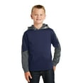 thumbnail image 1 of Sport-Tek Youth Sport-Wick Mineral Freeze Fleece Colorblock Hooded Pullover. YST231, 1 of 4