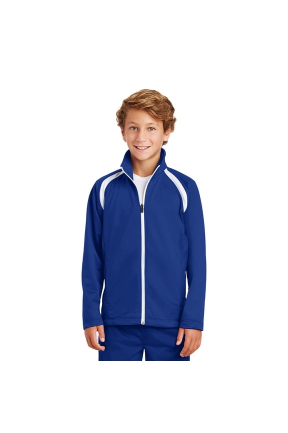 Youth Tricot Track Jacket. YST90