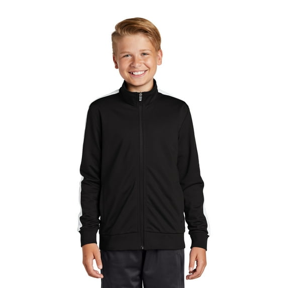 Sport-Tek Youth Tricot Track Jacket. YST94