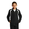 thumbnail image 1 of Sport-Tek YST60 Youth Colorblock Raglan Jacket, 1 of 1
