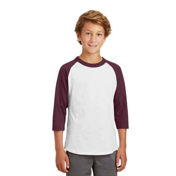 Sport-Tek Yt200 Youth Colorblock Raglan Jersey