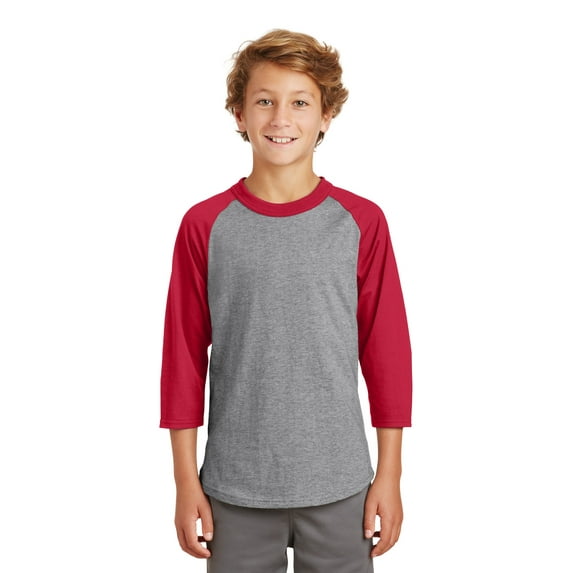 Sport-Tek Yt200 Youth Colorblock Raglan Jersey