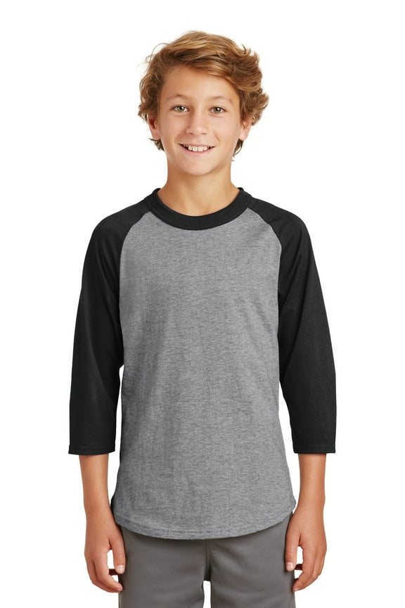 Yt200 Youth Colorblock Raglan Jersey