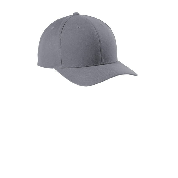 Sport-Tek Yupoong Curve Bill Snapback Cap. STC43