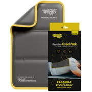 Hot & Cold Reusable Gel Packs (XL, 1 Pack) Flexible Soft Compress - Ice & Heat Therapy for Injuries, Back, Shoulder, Hip, Knee, Joint Pain, Swelling, Bruises, Post Surgery - Sport Temp