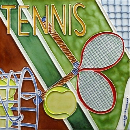 Sport - Tennis Ceramic Art Tile