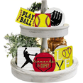 thumbnail image 1 of Sport Theme Tiered Tray Decor Baseball Basketball Volleyball Football Table, Rustic Farmhouse Wooden, Home Mini Wood Signs for Desk Ornaments, 1 of 5