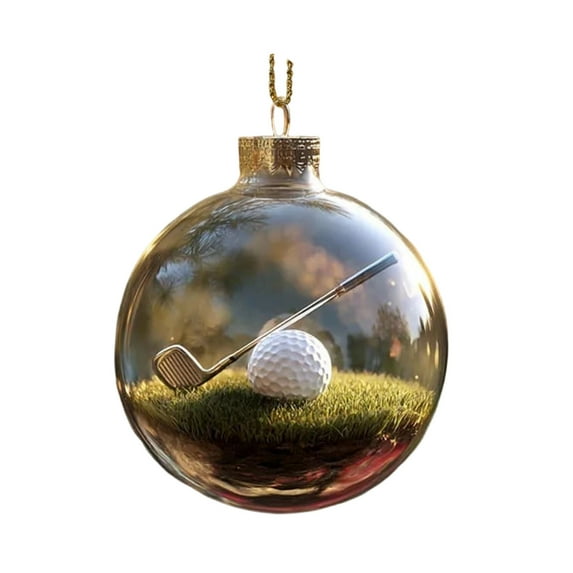 Sport-Themed Crystal Glass Ornament Set for Festive & Special Occasions – Elegant Decorative Balls for Home, Office, Gifts & Holiday Decor
