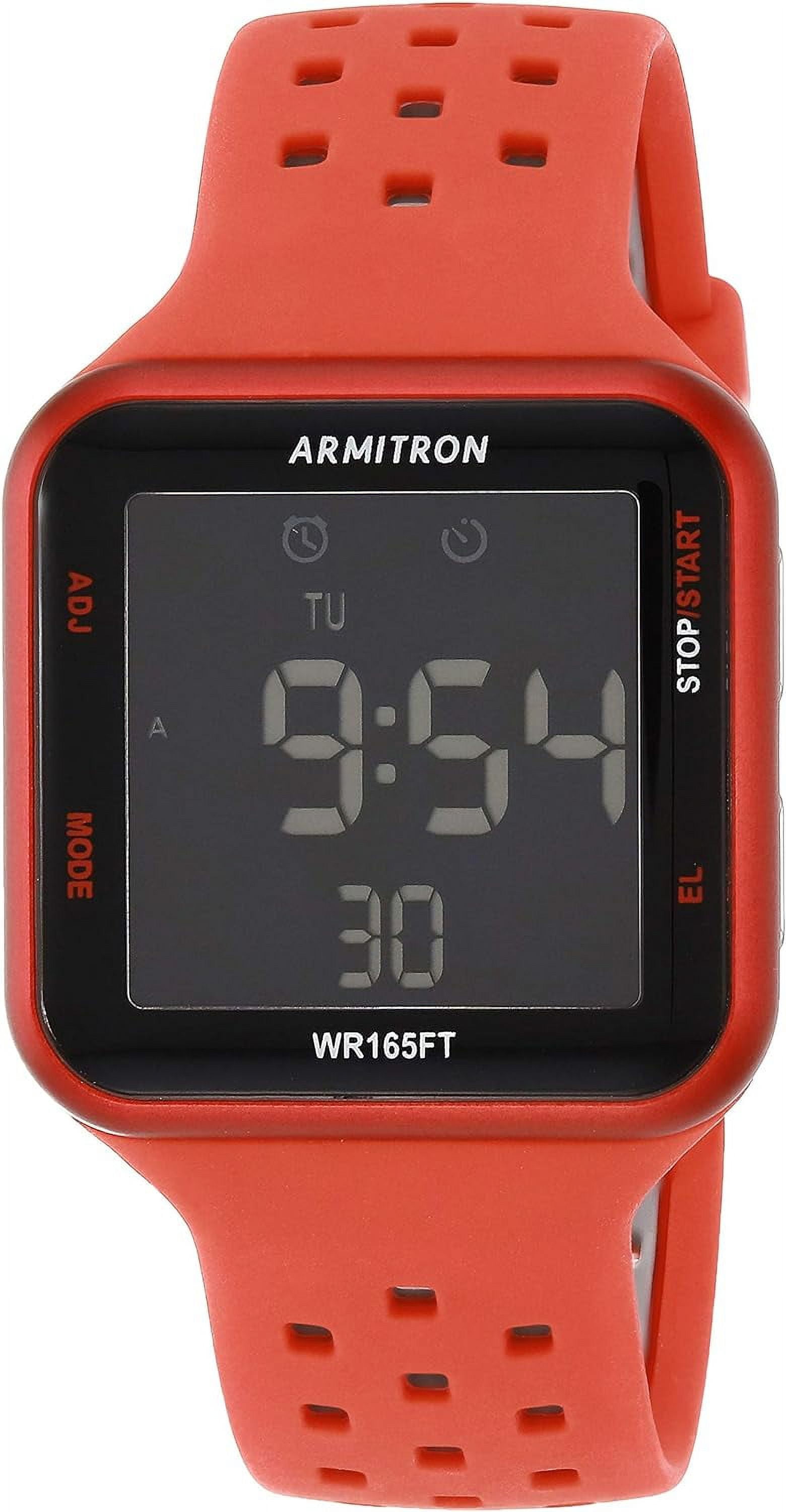 Sport Unisex Digital Chronograph Silicone Strap Watch, 40/8417