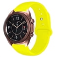 thumbnail image 1 of Sport Watch Band 20mm Soft Silicone Replacement Band Compatible for Samsung Watch 3 41mm/Active/Active 2 44mm 40mm/Galaxy Watch 4 40mm 44mm 42mm 46mm, 1 of 6
