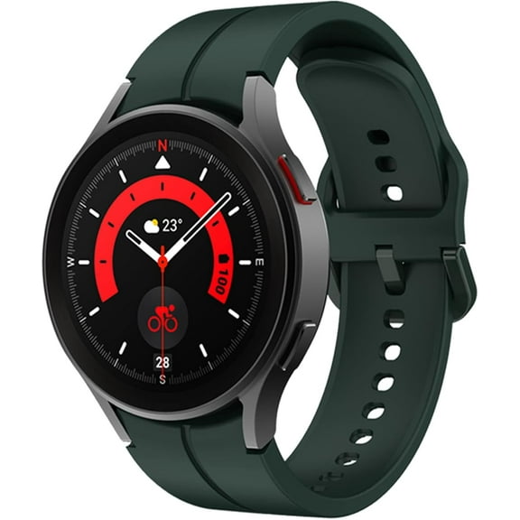 Sport Watch Band for Samsung Galaxy Watch 7/6/5/4/FE Bands 40/44mm/ Galaxy Watch 6 Classic Bands 43/47mm/ Galaxy Watch 5 Pro Band 45mm/ Galaxy Watch 4 Classic Band 42/46mm, No Gap Replacement Strap