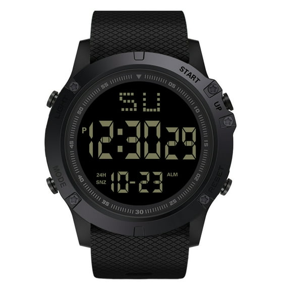 Sport Watches Fashion Men LED Digital Date Military Sport Rubber Quartz Alarm Waterproof Watch