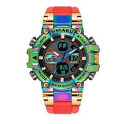 Sport Watches SMAEL Men Watch Military Army 50M Waterproof Auto Date Alarm Clock 8027 Quartz Wristwatches Digital Light Watch