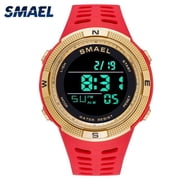 Sport Watches Waterproof Led Digital Clock Back Light Alarm Clock Week Display Stopwatch Wristwatches 1915 Digital Watch For Men - Digital Wristwatches