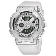 Sport Watches Waterproof Smael New Watch For Men Crystal Watchband Stopwatch Shockproof Alarm Clock Male 8006 Quartz Wristwatch - Quartz Wristwatches