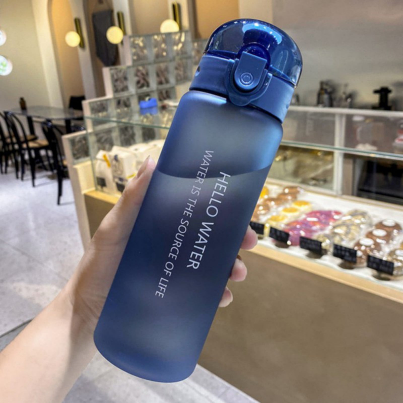 Best Sports Water Bottle - 10oz Large - Fast Flow, Flip Top Leak