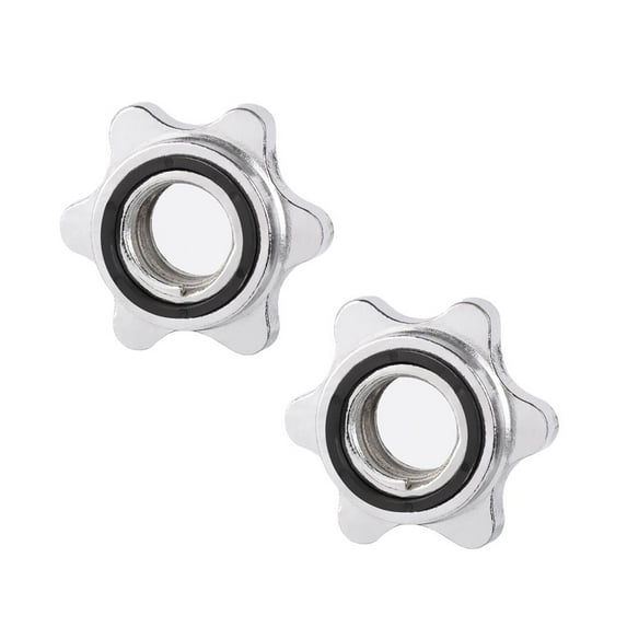 Sport Weight Gym Steel Spring Spin Lock Screw Dumbbell Spinlock Collars Check Nut Barbell Bar Clips 04(25MM/ 1INCH)