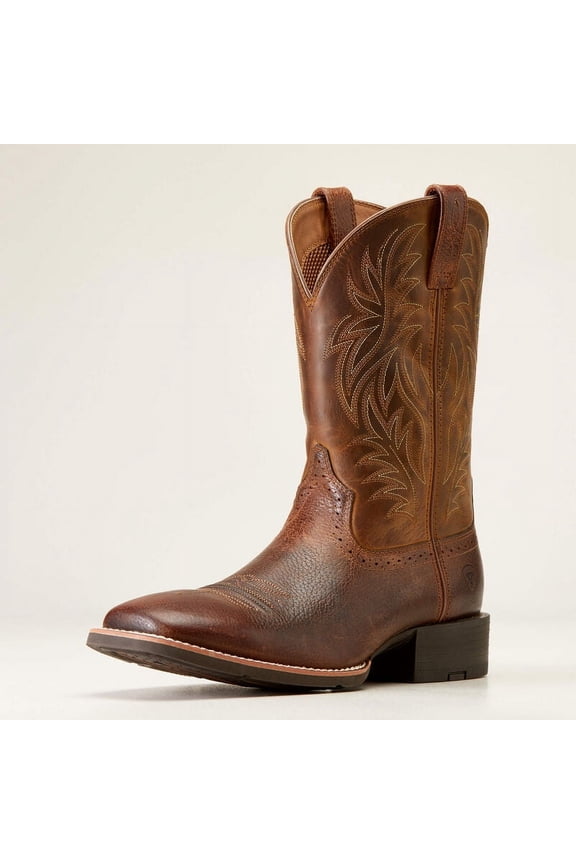 Sport Wide Square Toe Western Boot