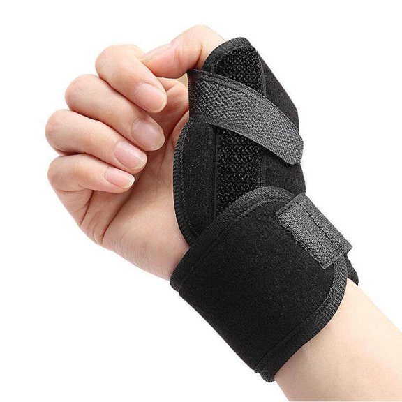 Sport Wrist Brace Wristband Adjustable Wrist Band Wrist Compression Strap Wrist Support Bands with Thumb Loop for Workout Climbing Exercise Right