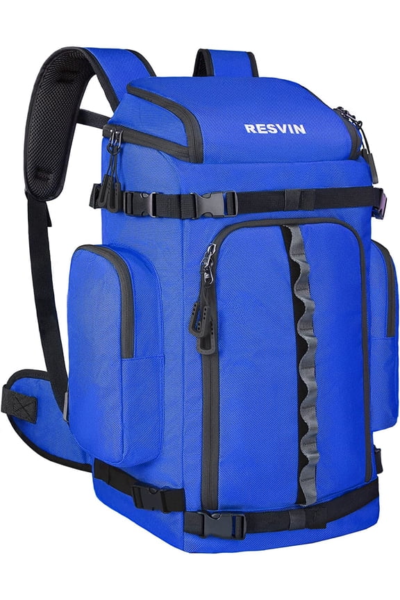 Sport and Travel Duffel Bag, Boot Bag Backpack - 60 L - Waterproof Sport Bag for Travel Blue