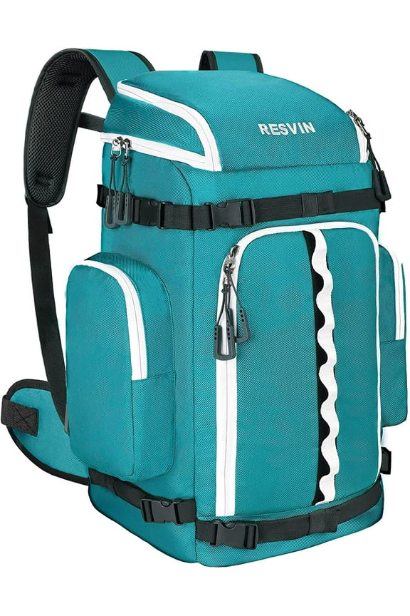 Sport and Travel Duffel Bag, Boot Bag Backpack - 60 L - Waterproof Sport Bag for Travel Green