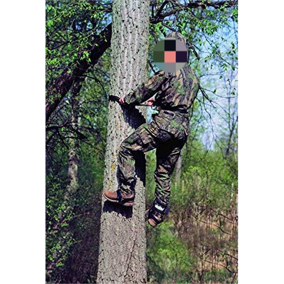 SportClimbers Tree Climbing Spikes Includes Strap-On Boot Spikes and Safety Belt$$Other