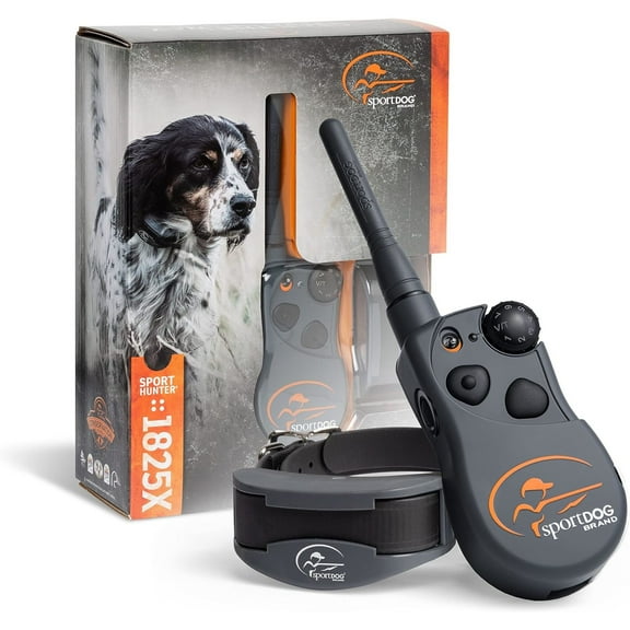 SportDOG Brand SportHunter 1825X Remote Trainer - Static Collar with 1 Mile Range - Rechargeable Dog Training Collar with Static, Vibrate, and Tone - SD-1825X