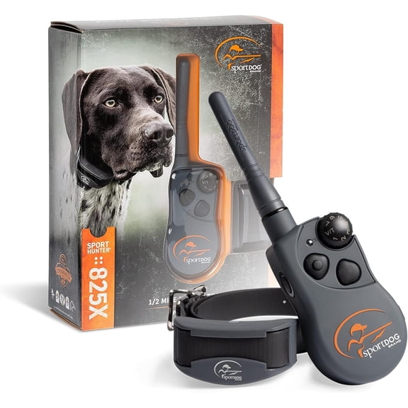 SportDOG Brand SportHunter 825X Static Collar - Remote Trainer with 1/2 Mile Range Waterproof, Rechargeable Dog Training Collar with Static, Vibrate, and Tone