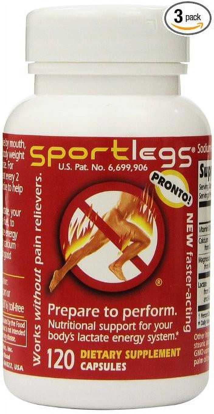 SportLegs (With Calcium) Dietary Supplement (120 capsules) 3BOTTLE
