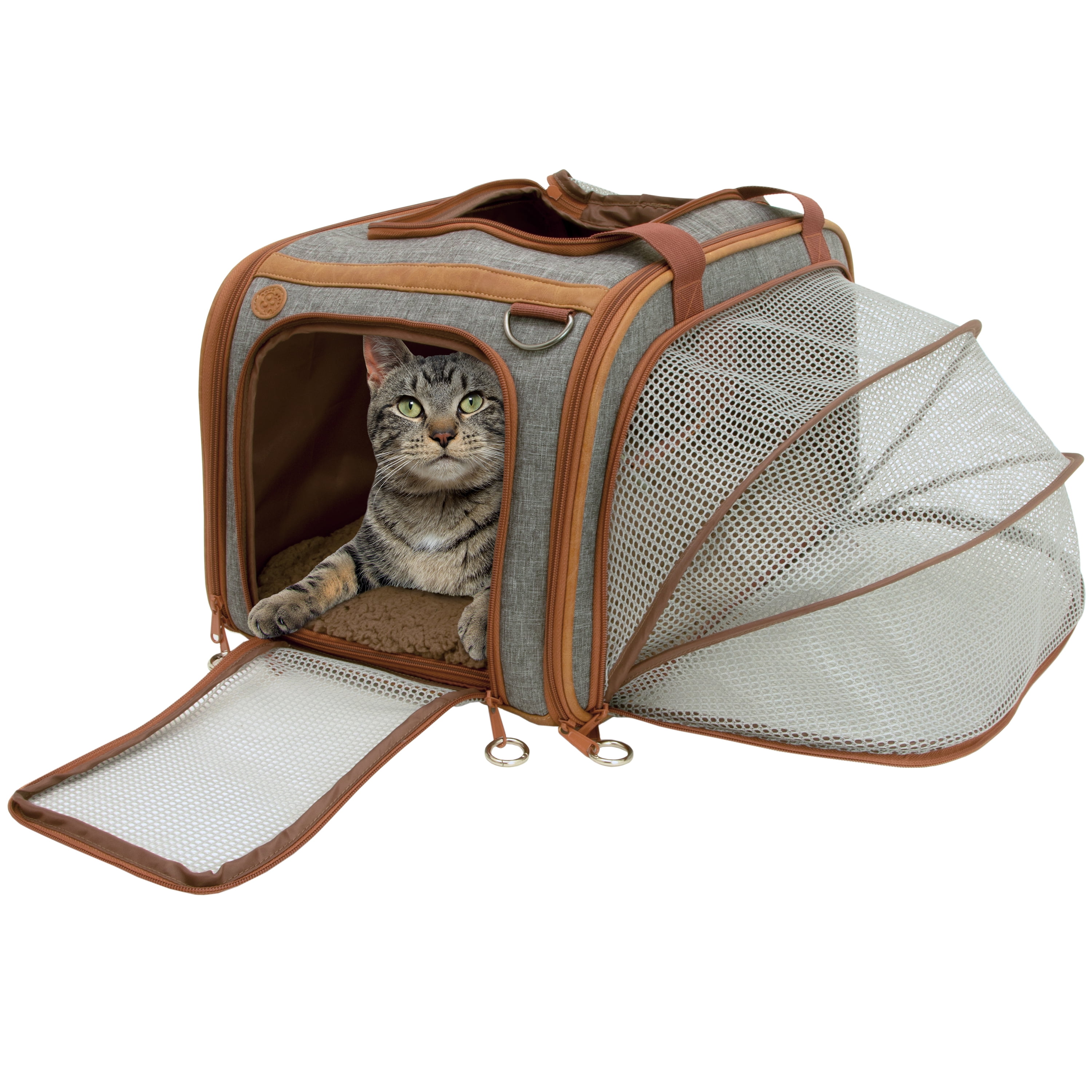 SportPet 18.5" Premium Pet Carrier, Cats and Dogs up to 15 lbs, Travel