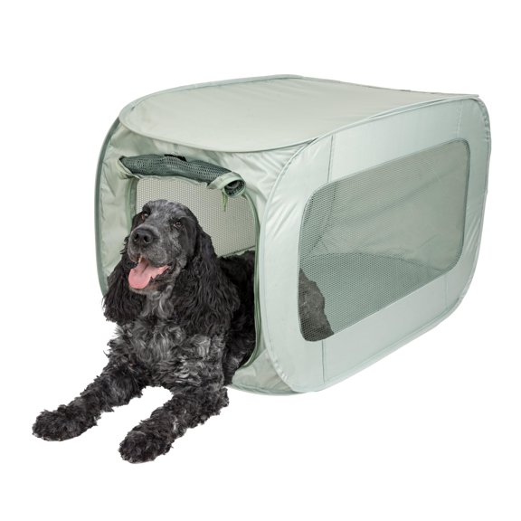 SportPet Designs Soft Sided Pop-Open Kennels, Light Green C97