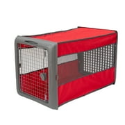 SportPet Large Dog Crate, Portable Pop-Up Travel Kennel, 50 lb Capacity