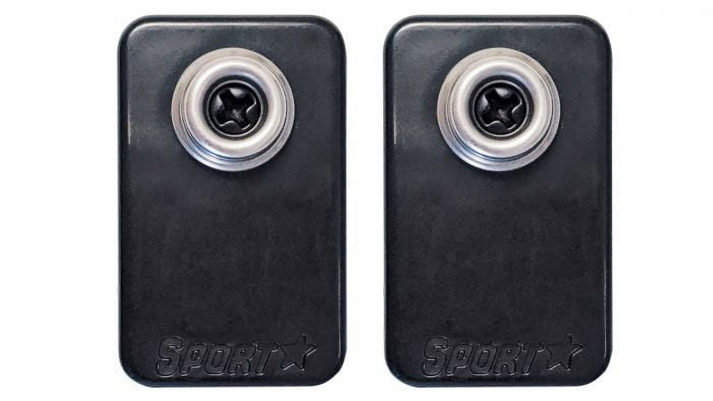 SportStar Flex Adapter Set for Football Helmet Chin Strap Black