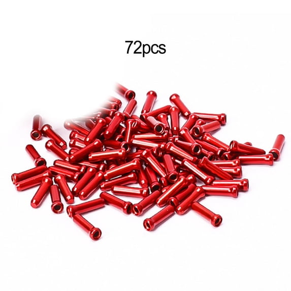 Sportact Bicycle Accessories,72pcs Bicycle Steel Spoke Nipples for Road Bikes - 72 Pcs 14G 2.0mm