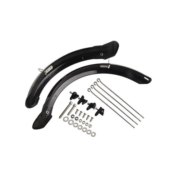 Sportact Bicycle Accessories,Bicycle Wheel Mudguard Front+Rear Mudguard for 16 In Folding Bike Riding,Bicycle Accessories for Adult Bikes