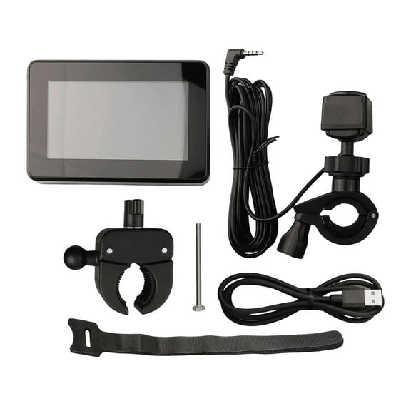 Sportact Bicycle Accessories,Bike Mirror Recorder AHD 1080P 360 Adjustable Camera Display with USB Cable