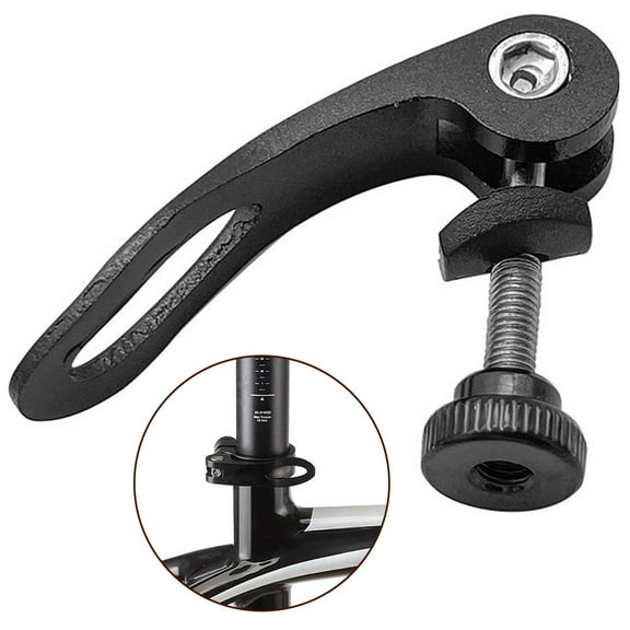 Sportact Bicycle Accessories,Black Quick Release Bicycle Seatpost Clamping Bolt Lever Bike Connector Clamp