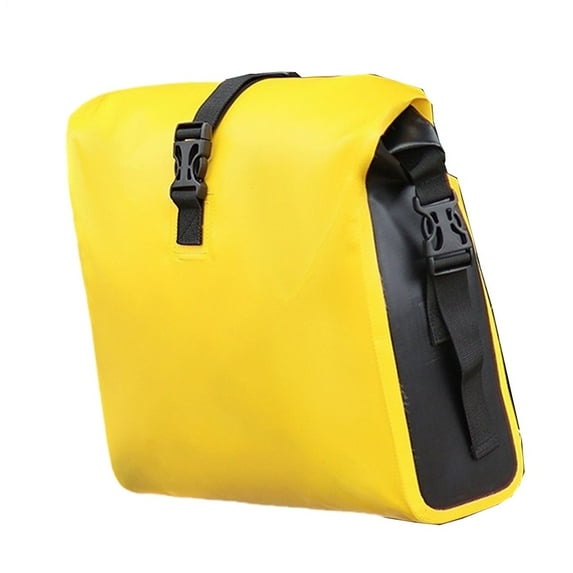 Sportact Bicycle Accessories,E-Bike Pannier Bag 10L Waterproof PVC Saddlebag for Scooter and Baby Carriage