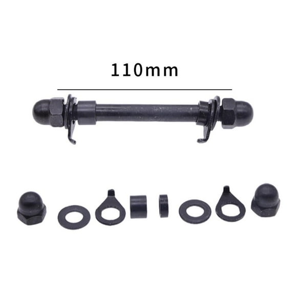 Sportact Bicycle Accessories,Electric Bicycle,Bicycle Wheel Hub Axle Rear Steel Solid Spindle Shaft Vintage For Fat E BIKE10MM