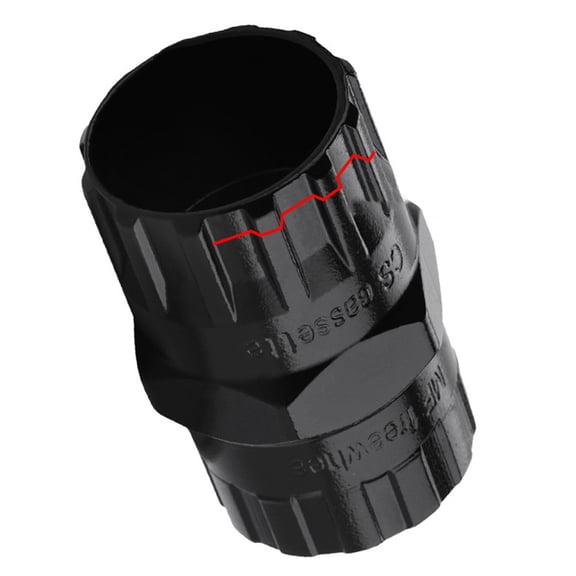 Sportact Bicycle,Flywheel Removal Wrench Tool Bicycle Rotary Cassette Step Pulley Wrench Socket,Outdoor Sports