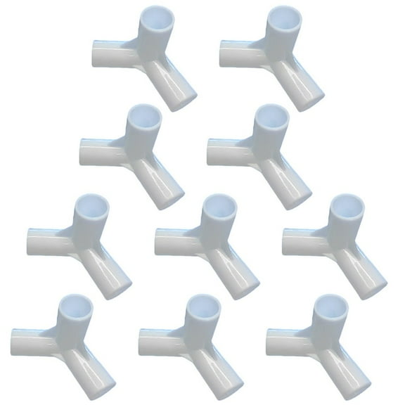 Sportact Camping Essentials,10pcs Camping Tent Pole Tee Connector Canopy Pole Tees Fixed Joints I.D 16mm,Outdoor Sports
