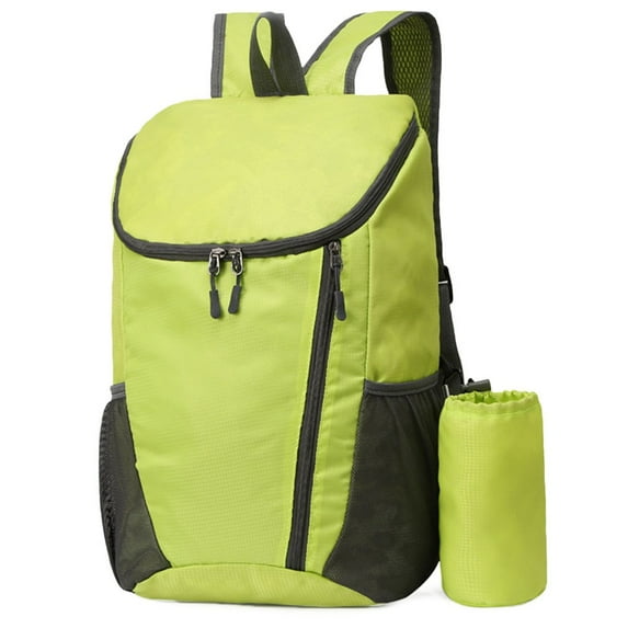 Sportact Camping Essentials,Packable Backpack Waterproof Backpack Foldable Backpack Orange Green,Outdoor Sports