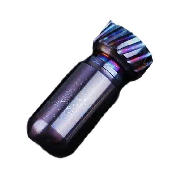 Sportact Camping Essentials,Pure Ti Keychain Pill Holder Waterproof Pill Fob Case For Camping Hiking Travel,Outdoor Sports