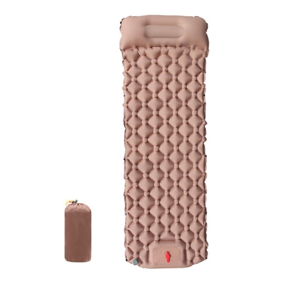 Sportact Camping Essentials,Ultra-Lightweight Inflatable Sleeping Pad with Built-in Pump & Pillow for,Outdoor Sports